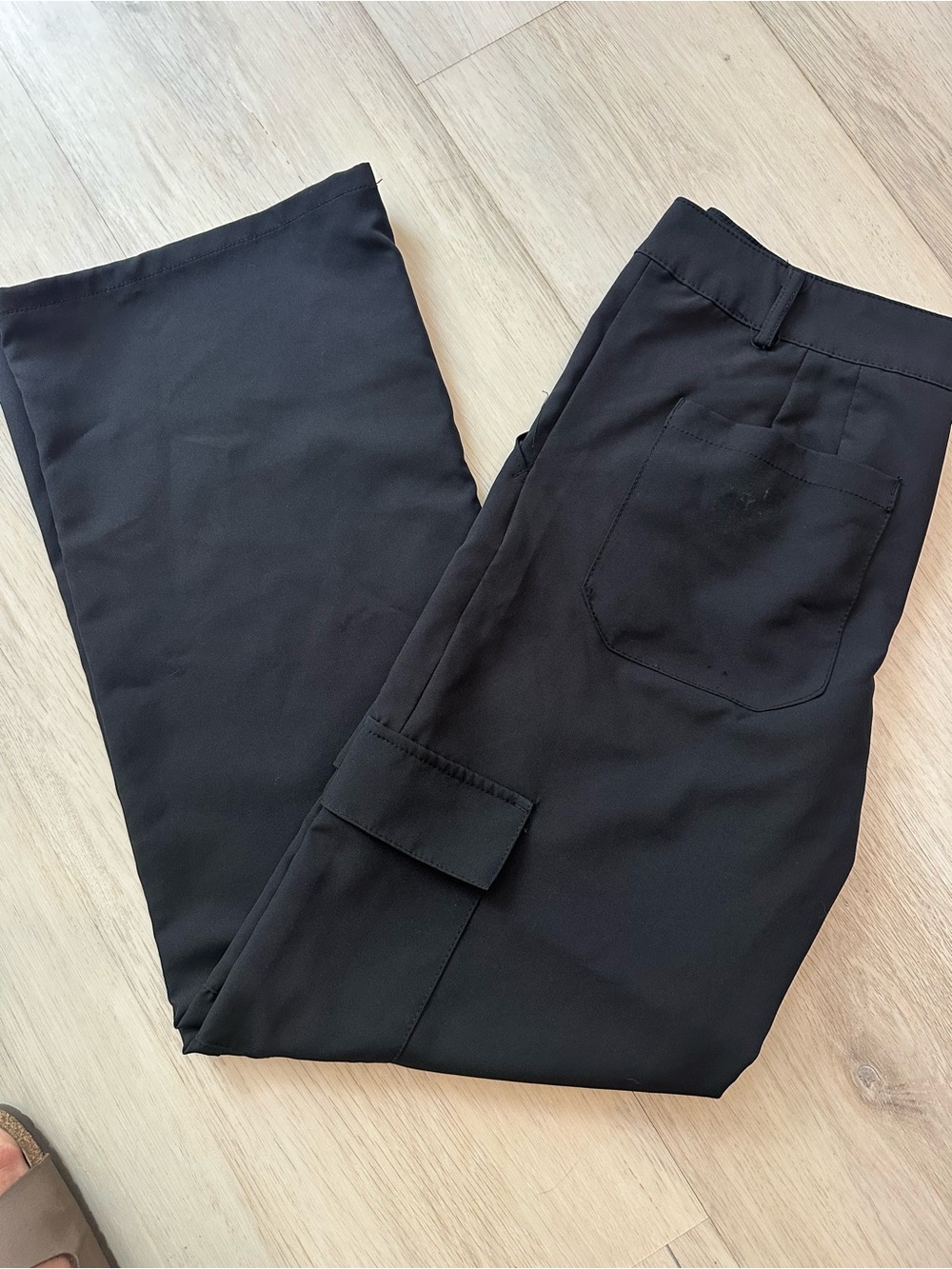 Women’s Black Cargo Pants - Classic Workwear Style